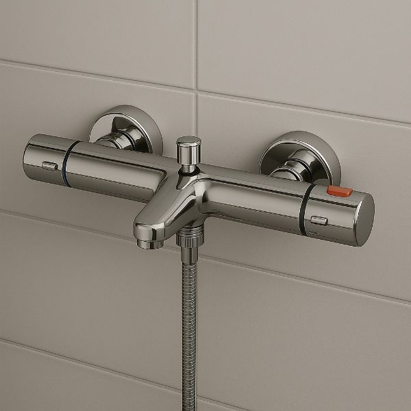 Picture of Round Thermostatic Bath Shower Mixer Valve