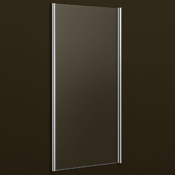 Picture of 6 Side Panel 6mm Clear Glass Chrome  1000 x 1850mm