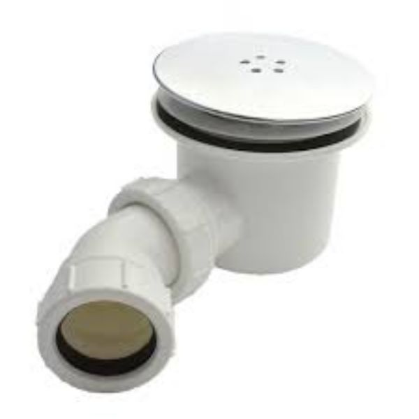 Picture of 90mm Chrome Top Fast Flow Shower Tray Waste