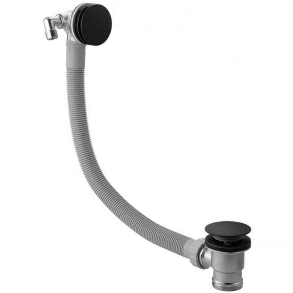 Picture of Round Bath Filler & OverFlow Matt Black