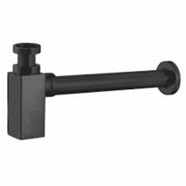 Picture of Square Bottle Trap Matt Black