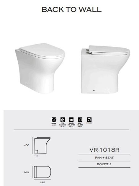 Picture of VR Trend  Rimless BTW Pan Inc. Seat