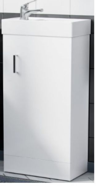Picture of 400 x200 Cloakroom Basin & vanity Unit White