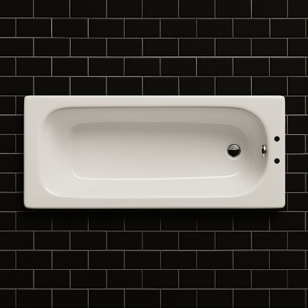 Picture of Eurowa 1700 x 700mm Steel Bath  2TH (incl. feet)