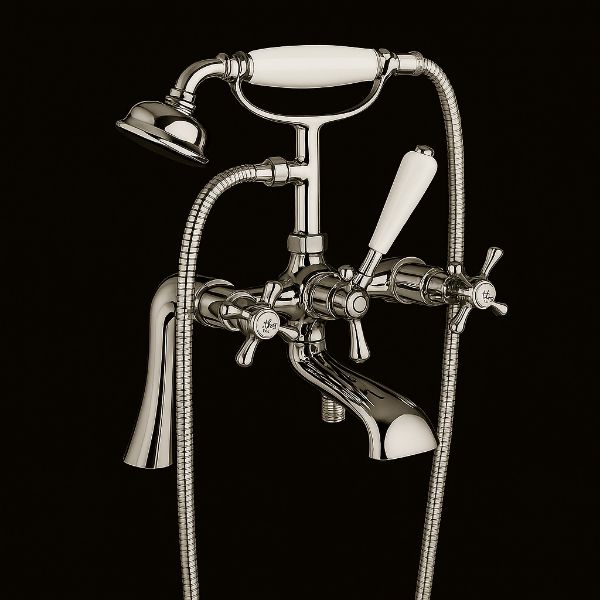Picture of Victorian Type Bath Shower Mixer • Shower Kit & Wall Bracket included
