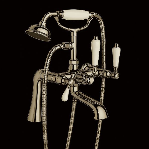 Picture of HYG Traditional Type Bath Shower Mixer With Ceramic Handles