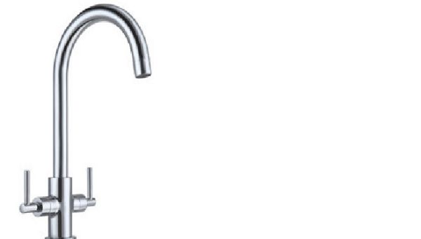 Picture of Chrome Kitchen Tap With 2 Handles