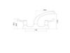 Picture of Contract Lever Deck Sink Mixer Tap - Chrome
