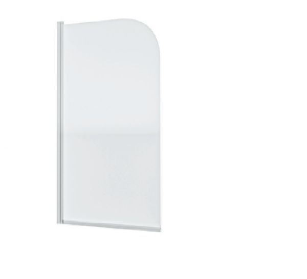 Picture of Radius Edge Bath Screen 800 x 1400mm  Chrome Profile