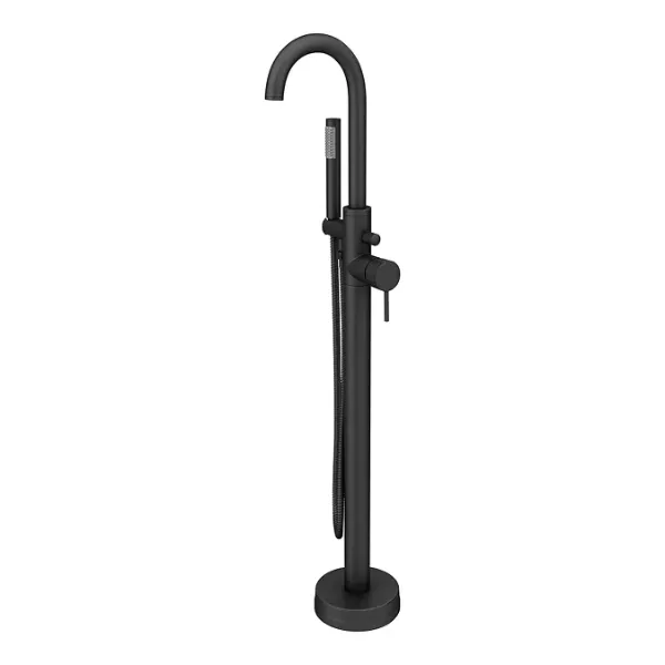 Picture of Eden Freestanding Bath Shower Mixer Matt Black