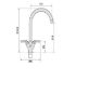 Picture of Mincio Kitchen Sink Mixer Tap - Chrome (WRAS)