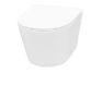 Picture of Rimless Wall Hung Toilet D SHAPE With Soft Close Heavy duty Seat