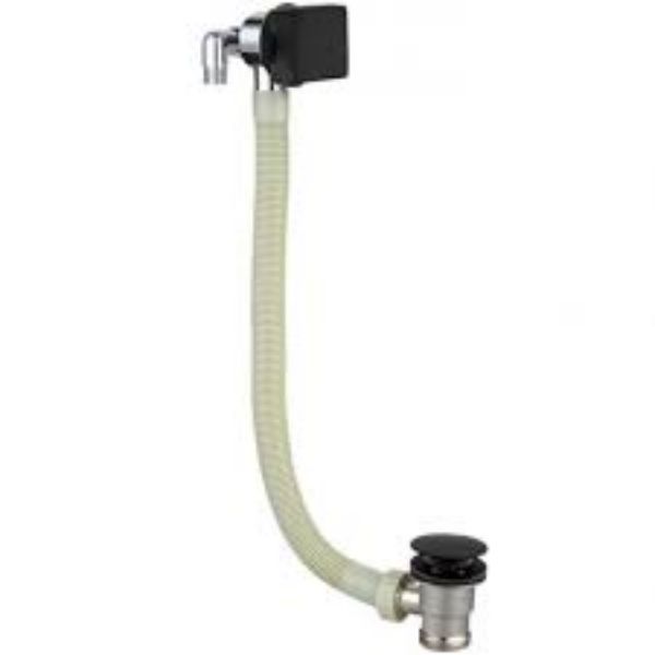 Picture of Square Bath Filler & OverFlow Matt Black